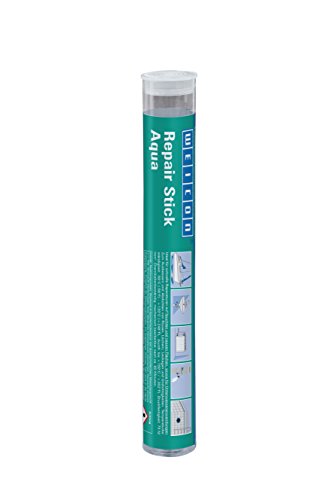 Weicon Masilla Reparadora Aqua 115g 10531115, Pegamento de 2 Componetes, reparación en Piscinas, Zonas bajo Agua, Blanco Weicon Masilla Reparadora Aqua 115g 10531115, Pegamento de 2 Componetes, reparación en Piscinas, Zonas bajo Agua, Blanco