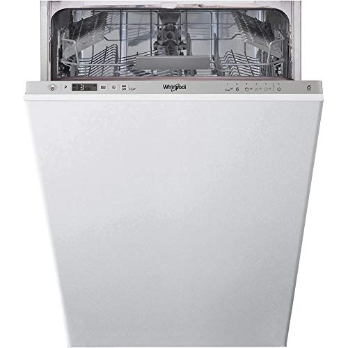 Whirlpool WSIC3M17 - Lavavajillas integrables, 45 cm, clase A+, 47 decibelios, 10 cubiertos