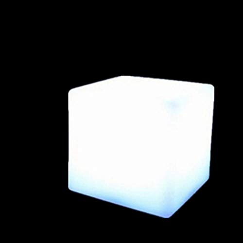 Wlnnes Exterior llevó Luminoso Presidente Cubo Inicio Iluminación LED de la lámpara del Humor 16RGB Silla de la Barra Luminosa decoración (Color : 20cm*20cm*20cm)