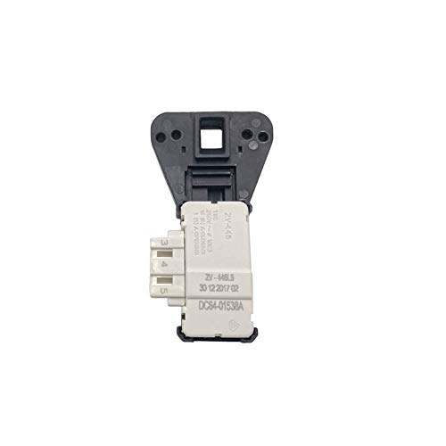 XIAOFANG Ajuste for Samsung Lavado Interruptor de la máquina de la Puerta de Bloqueo electrónico de retardo ZV-446L5 DC64-01538A METALFLEX ZV-446 3 Insertar