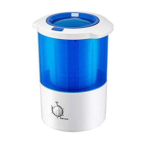 ZR＆YW 2 En 1 Lavadora Portátil, Semi-Automático, Lavadora Y Secadora, Spin 2 Kg Capacidad De Lavado Compacto De Lavandería Lavadora, para Camping Apartamento Compartida,Azul