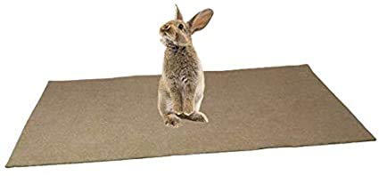 Alfombra para roedor, 100 % cáñamo (800 g/m2) – 1 m x 0,40M – arena de suelo para roedores – Cubre el fondo de la jaula – Gran absorción de humedad y olores – Lote de 3