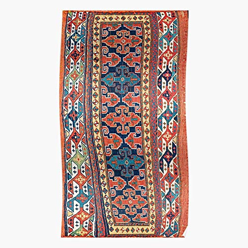 Azerbaijan Persian Carpet Vintage Shahsavan Oriental Antique Rug El póster de decoración de interiores más impresionante y elegante disponible en tendencia ahora