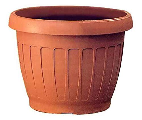 Bama - Maceta para Plantas, ABS, Color Terracota, diámetro 50 cm, Terracota