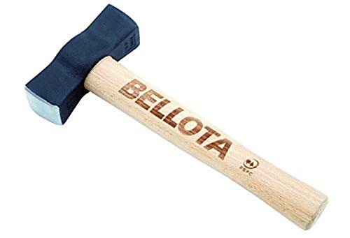 Bellota 5308-0 N Maceta albañil, Mango de Madera Gramos, Negro, 700 g