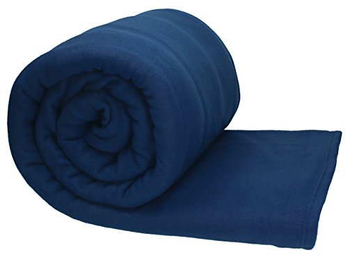 Betz Manta Polar Suave XXL tamaño 220x240 cm Calidad 200 g/m² Color Azul Oscuro Betz Manta Polar Suave XXL tamaño 220x240 cm Calidad 200 g/m² Color Azul Oscuro