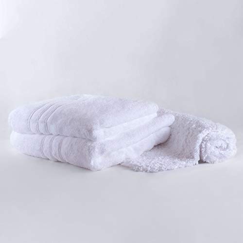 Chantarole - Juego de Toallas baño Grandes: 1 Toalla de baño + 1 Toalla Manos + 1 Alfombra baño; Toallas Blancas Algodon; Toallas Hotel (Blanco, 3) Chantarole - Juego de Toallas baño Grandes: 1 Toalla de baño + 1 Toalla Manos + 1 Alfombra baño; Toallas Blancas Algodon; Toallas Hotel (Blanco, 3)