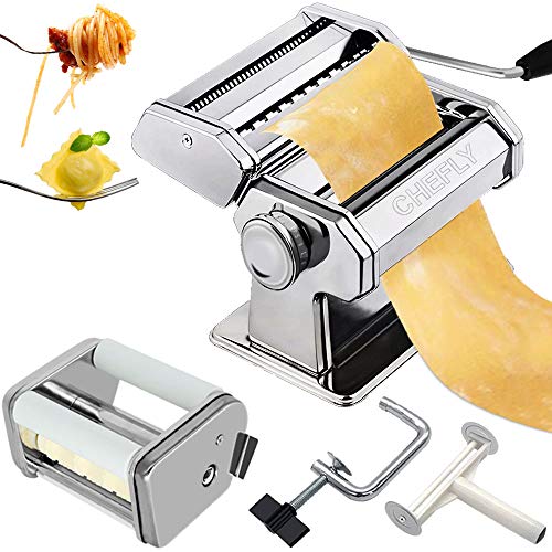CHEFLY P1801-02 - Máquina para hacer pasta Pasta & Ravioli