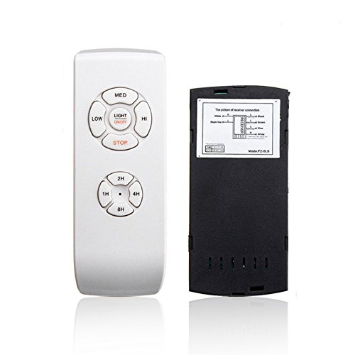Cicony - Kit de mando a distancia para ventilador de Techo, mando a distancia de velocidad de sincronización de luz del ventilador de 110 V 220 V