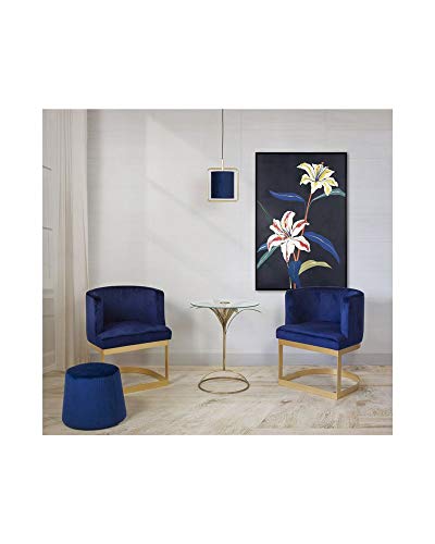 Conjunto de Dos sillones Azules con Mesa