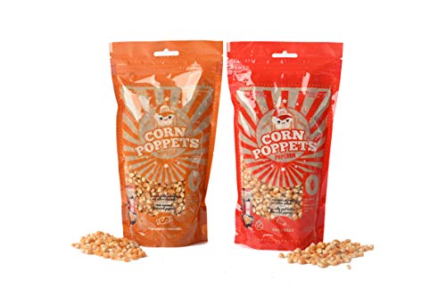 Corn Poppets | Granos de Maíz para Palomitas Dulces y Saladas | Palomitas Saludables , 100 % Natual