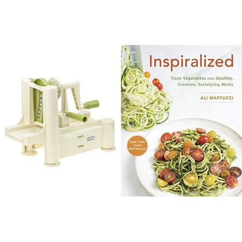 Cortador de verduras Lurch Spirali y libro de recetas para spiralizer (inglés)