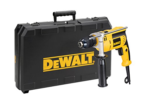 Dewalt DWD024KS-QS Taladradora de percusión en maletín de Transporte DWD024KS, 650 vatios, W, 230 V, Negro y amarillo