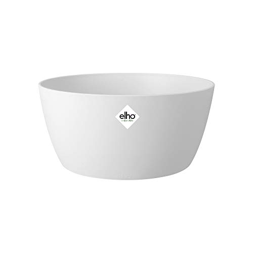 Elho Brussels Bowl 23 - Macetero - White - Interior - Ø 23 x A 10.8 cm
