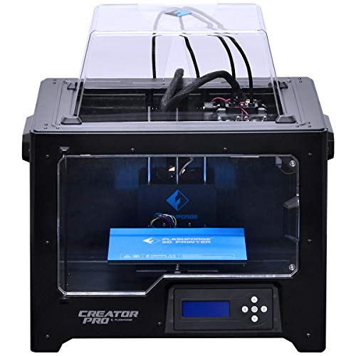 Flashforge 10745 Impresora 3D Creator Pro Impresora Doble Extrusora con Optimizado Plate Construir y Mejorada Holder Spool