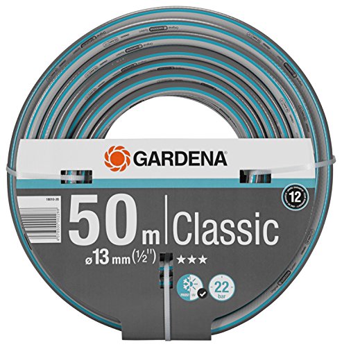 Gardena Classic - Manguera de jardín, 1/2"(13 mm de diámetro), 50m