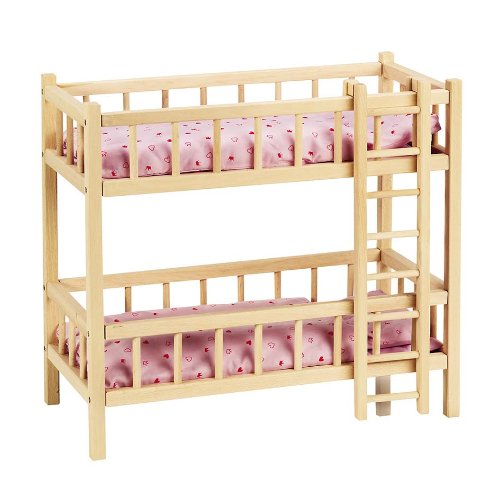 Goki RA206 cama para muñecas, Casa de 2 plantas [Importado de Alemania]