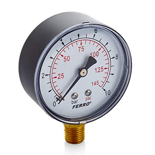 Industrial 63 mm hidráulico medidor de presión vertical manómetro de 10 revisiones 1/4"