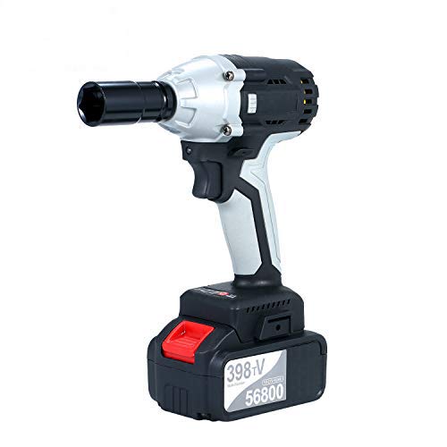 Kecheer Llave de impacto a bateria brushless,Atornillador de impacto electrico,Taladro atornillador batería con portabrocas de 1/2 pulg Kecheer Llave de impacto a bateria brushless,Atornillador de impacto electrico,Taladro atornillador batería con portabrocas de 1/2 pulg