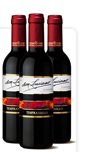 Lote de 24 Botellines Botellas Vino Don Luciano Tempranillo Cosecha 375ml - Vinos Baratos para Detalles de Bodas