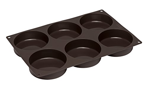 Lurch 85081 - Molde (Cupcake/Muffin Cups, -40 °C, 240 °C, Marrón, Silicona, 10 cm)