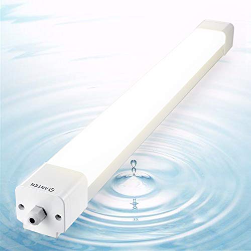 Luz de tubo LED, ANTEN 150CM 45W LED IP65 Luminaria de Taller 4000K Luz de Techo, Impermeable Lámpara LED Blanco Natural, para Oficina Supermercado Garaje Bodega Departamento Departamento Baño Cocina Luz de tubo LED, ANTEN 150CM 45W LED IP65 Luminaria de Taller 4000K Luz de Techo, Impermeable Lámpara LED Blanco Natural, para Oficina Supermercado Garaje Bodega Departamento Departamento Baño Cocina