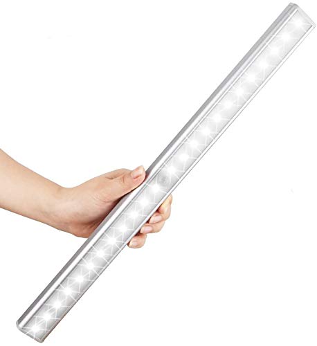 Luz Nocturna,Sensor de Movimiento Recargable Sensor de Luz Interior Luz de Armario Luz LED de armario,3 Modos de Luz,Para Armario,Pasillo,Escalera,Sótano,Cocina,Garaje,Gabinete y Baño(24 LED)