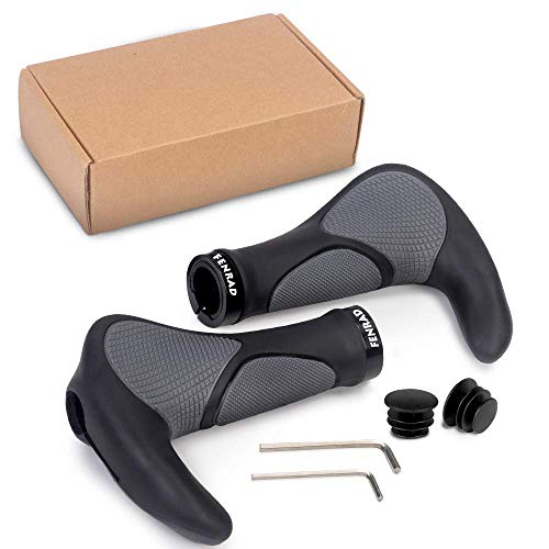 Manillar de Bicicleta,Asas Ergonómicas de Bicicleta, Puños de Cuerno para MTB para Montaña, Bici Plegable, Scooter Puños,Diseño de Bloqueo, Fabricados en Goma Antideslizante(22mm) Manillar de Bicicleta,Asas Ergonómicas de Bicicleta, Puños de Cuerno para MTB para Montaña, Bici Plegable, Scooter Puños,Diseño de Bloqueo, Fabricados en Goma Antideslizante(22mm)