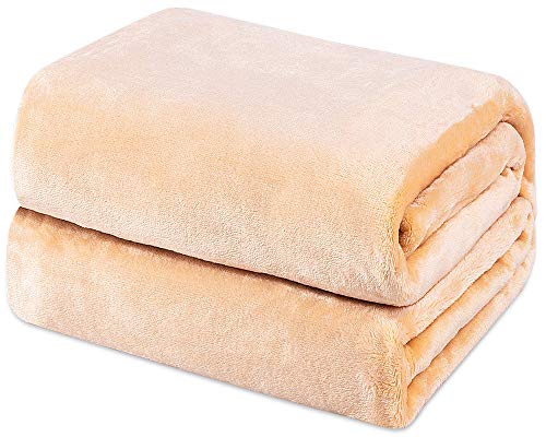 Mantas de Franela 130x150cm Súper Suaves Esponjosas para El Sofá Cama Colcha de Microfibra,tamaño Viaje/Individual, Caqui Mantas de Franela 130x150cm Súper Suaves Esponjosas para El Sofá Cama Colcha de Microfibra,tamaño Viaje/Individual, Caqui