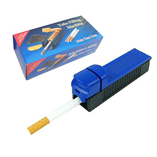 Máquina enrolladora de cigarrillos, Máquina manual de llenado de tubos para el fabricante de tabaco del tubo del rodillo del cigarrillo - Inyector/relleno de tabaco para liar