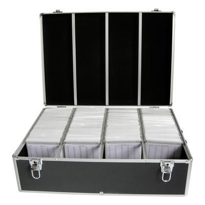 MediaRange BOX74 - Caja de Almacenamiento para CD/DVD (Espacio para 1000 Discos), Color Negro