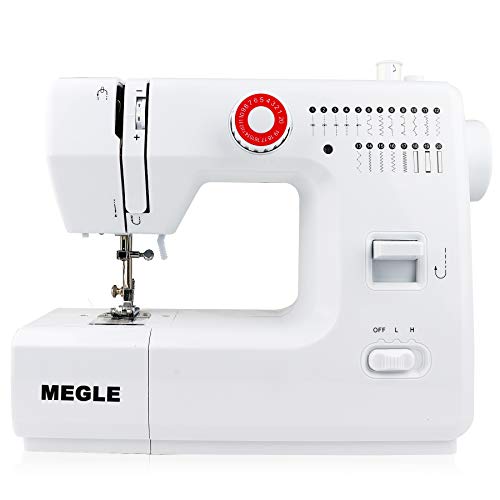 Megle FHSM-618 - Máquina de coser (20 puntos), color blanco