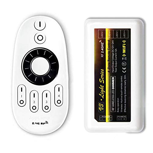Mi-Light® FUT036 Kit Wifi Controlador inalambrico RF Simple y mando para Tiras LED Single Color Blanco Calido o Blanco Frio