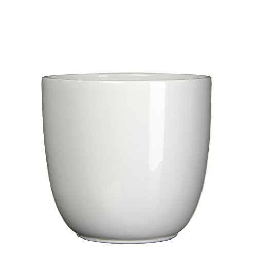 MICA Decorations 144690 Tusca – Macetero Redondo (es/24 cerámica Blanco Altura 25 cm Diámetro 28 MICA Decorations 144690 Tusca – Macetero Redondo (es/24 cerámica Blanco Altura 25 cm Diámetro 28