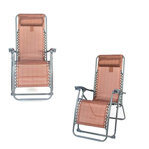 ¡¡Oferta: Lote DE 2!! SILLÓN 2007 Relax. POSICIÓN Gravedad Cero, LA Mejor Recomendada EN Medicina. - TEXTILINE Cobre (2007).