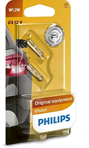 Philips 12516B2 Vision - Bombilla W1,2W para indicadores (2 unidades)