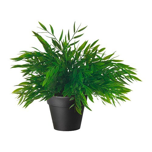 Planta artificial en maceta de IKEA, de la colección FEJKA de surtido de hierbas y tamaño de 10 cm