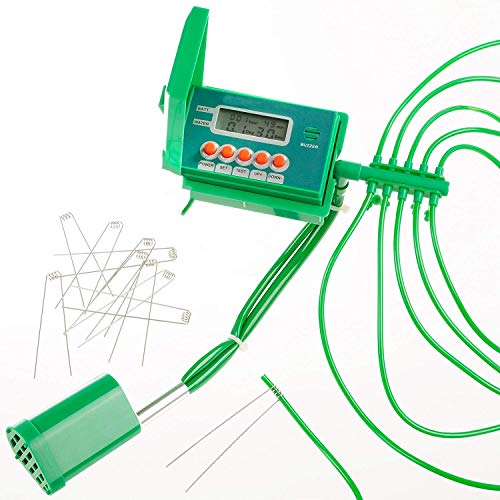 Programador riego automatico a Pilas Hidrorain. Sistema de riego para macetas Ideal para Vacaciones Programador riego automatico a Pilas Hidrorain. Sistema de riego para macetas Ideal para Vacaciones
