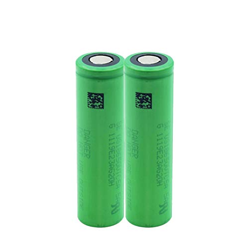 RECORDARME - Lote de 2 pilas de litio recargables Us-18650-Vtc5a, 2600 mAh, para batería externa y micrófono