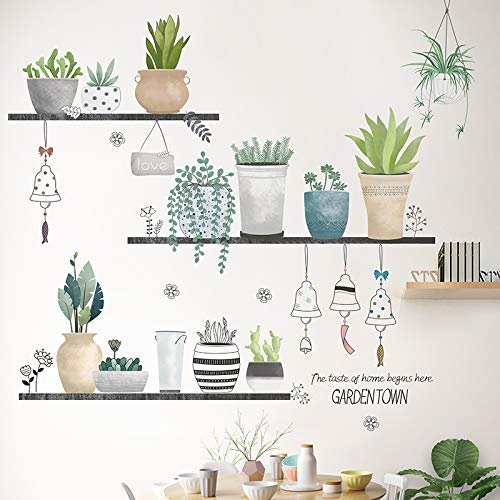 Sayopin Pegatinas de Pared, Etiqueta de la Pared de Planta en Maceta Como Decoración de la Pared Para Dormitorio Sala de Estar Cuarto de los Niños, Arte de Bricolaje Hogar Pegatina Mural, 90x 108cm Sayopin Pegatinas de Pared, Etiqueta de la Pared de Planta en Maceta Como Decoración de la Pared Para Dormitorio Sala de Estar Cuarto de los Niños, Arte de Bricolaje Hogar Pegatina Mural, 90x 108cm