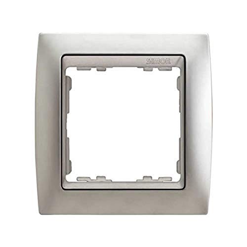 Simon - 82914-33 marco 1 elemento s82 metal noble aluminio mat Ref. 6558239158