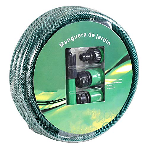 Smallrun 20M Manguera de Agua 1/2" Juego de Manguera de jardín Manguera de irrigación Manguera Flexible Jardín Adaptadores (1/2-20M) Smallrun 20M Manguera de Agua 1/2" Juego de Manguera de jardín Manguera de irrigación Manguera Flexible Jardín Adaptadores (1/2-20M)