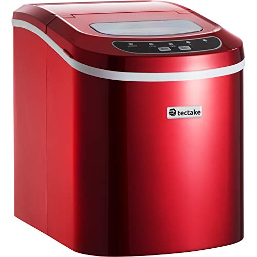 TecTake MÁQUINA DE Cubitos DISPENSADOR DE Cubitos Profesional (Rojo | No. 400475)