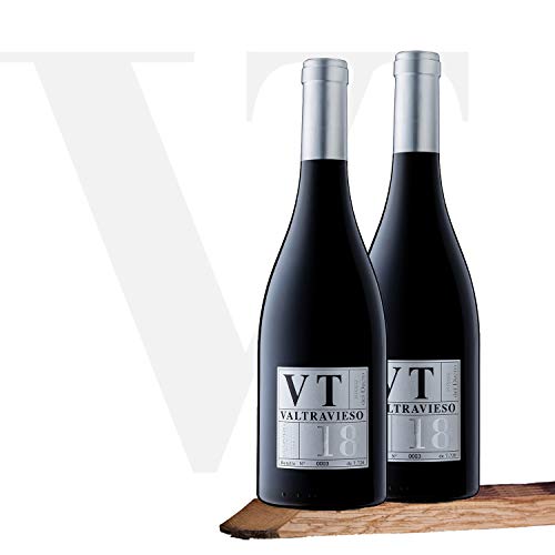 Valtravieso VT Vendimia Seleccionada - Vino Tinto Ribera del Duero Denominación de Origen | Tinto Fino (75%) Cabernet Sauvignon (15%) y Merlot (10%) | Pack Lote de 2 Botellas 750 ml, Total: 1500 ml