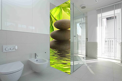 Vinilo para Mamparas baños Piedras de Rio |Varias Medidas 60x185cm | Adhesivo Resistente y de Facil Aplicación | Pegatina Adhesiva Decorativa de Diseño Elegante| Vinilo para Mamparas baños Piedras de Rio |Varias Medidas 60x185cm | Adhesivo Resistente y de Facil Aplicación | Pegatina Adhesiva Decorativa de Diseño Elegante|