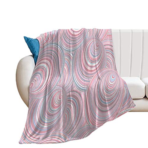 VinMea Manta de franela abstracta sin costuras que se asemeja a una hoja mejillones, suave y cálida, manta para cama, sofá, silla, sala de estar, oficina, granja, camping, viajes, 152 x 201 cm