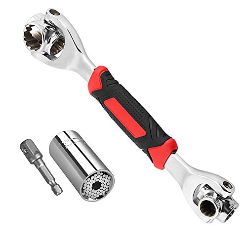 YLX 8 en 1 Socket Llaves de Vaso, Profesional Llave De Múltiples Zócalos Herramientas De 6 Puntos,Torx, Universal Muebles Reparación de Coche con una cabeza giratoria de 360 ° YLX 8 en 1 Socket Llaves de Vaso, Profesional Llave De Múltiples Zócalos Herramientas De 6 Puntos,Torx, Universal Muebles Reparación de Coche con una cabeza giratoria de 360 °