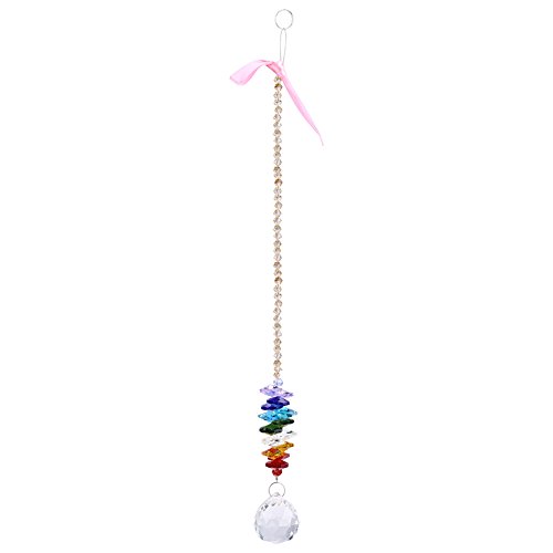 Zerodis 24 cm Araña Cristales Bola Prisma Colgante Colgante Cuentas Rainbow Maker Suncatcher Ventana luz Lámpara Gotas Gotas Decoración Zerodis 24 cm Araña Cristales Bola Prisma Colgante Colgante Cuentas Rainbow Maker Suncatcher Ventana luz Lámpara Gotas Gotas Decoración