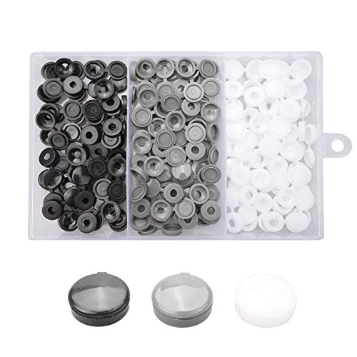 240 tapas de rosca con bisagras, tapas de rosca de plástico plegables, tapas decorativas de tornillo con caja, cubiertas de cabeza de tornillo número 6 a 8 para armarios de muebles, estantes 240 tapas de rosca con bisagras, tapas de rosca de plástico plegables, tapas decorativas de tornillo con caja, cubiertas de cabeza de tornillo número 6 a 8 para armarios de muebles, estantes