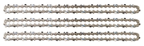 3 tallox cadenas de sierra 3/8" 1,6 mm 66 eslabones 45 cm full-chisel compatible con Stihl